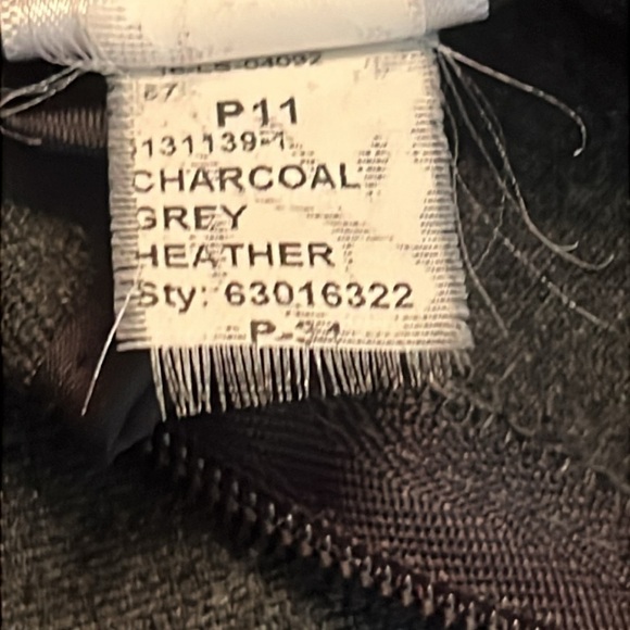 Talbots Refined Bi-Stretch Straight-Leg Pants Charcoal Grey Heather Size 8 - Picture 12 of 13